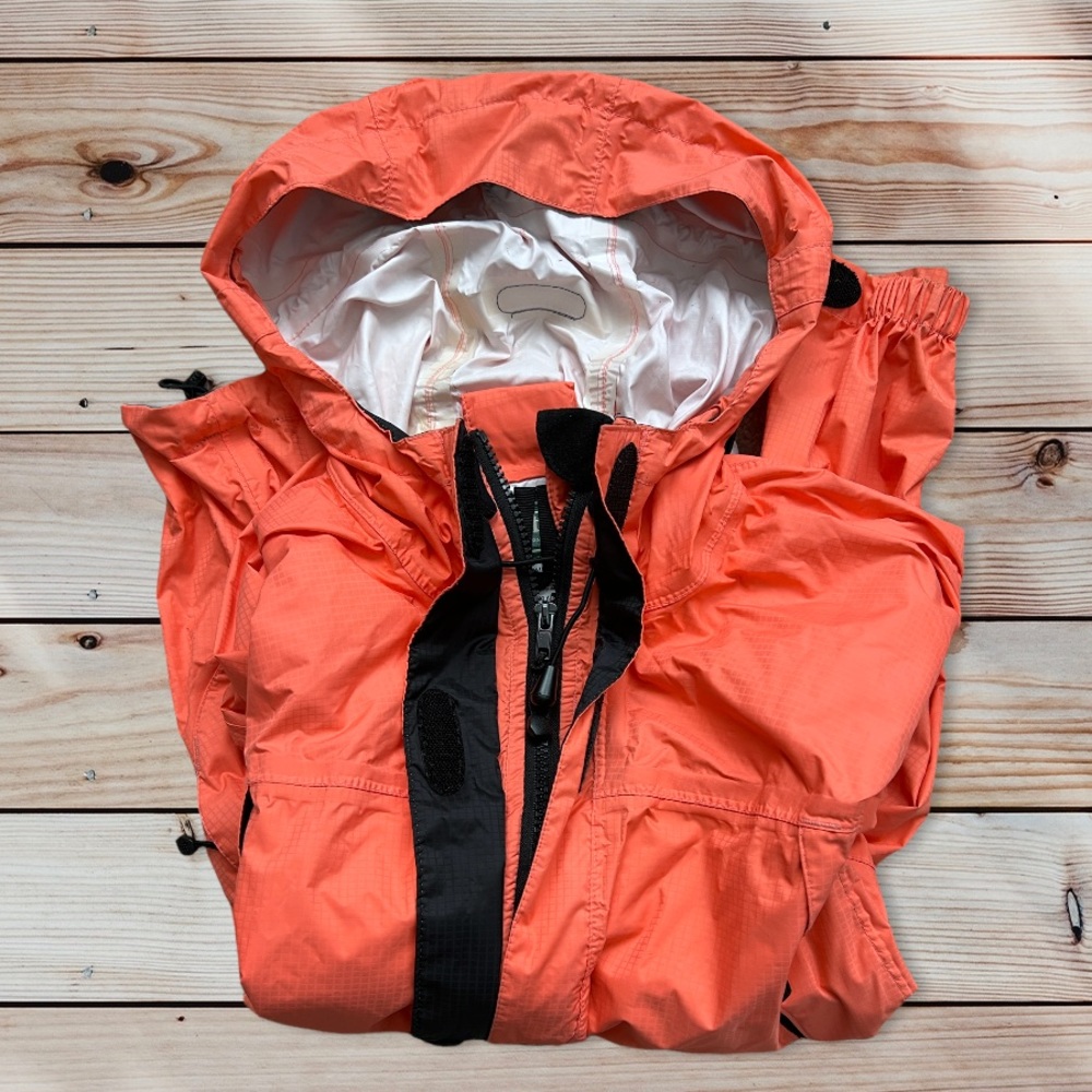 Coral LLBean Windbreaker/Raincoat